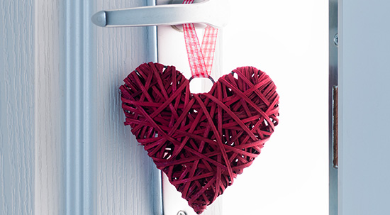 door with heart 500x300