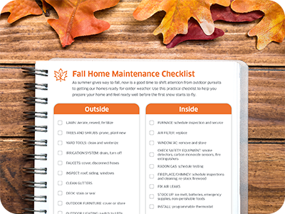 Your Solarity Credit Union fall home maintenance checklist