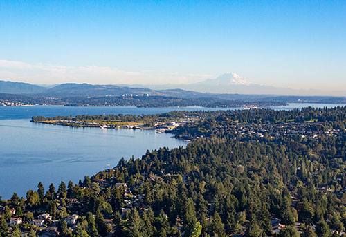 Washington State City Landscape View