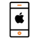 black-mobile-apple-icon-orange