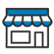 and more storefront icon