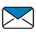 blue email icon