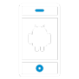 white-mobile-android-icon-blue