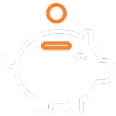 white-pig-icon-orange
