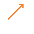 white-up-graph-icon-orange