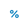 white-variable-interest-rate-icon-blue