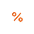 white-variable-interest-rate-icon-orange