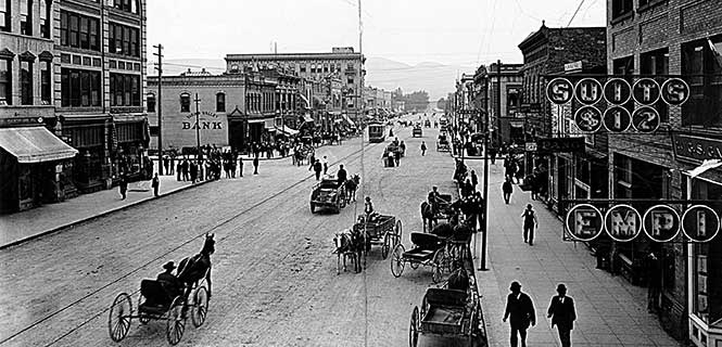 Yakima Avenue in 1908