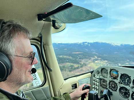 Steve Shead flying a plane top 5