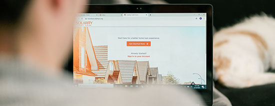 thumbnailfor User Navigating Solarity Credit Union desktop Website thumbnail