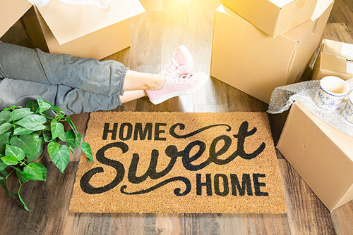 thumbnailfor Home Sweet Home home entrance rug thumbnail