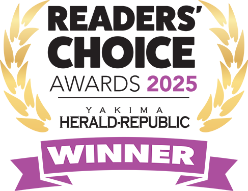 Best credit union Yakima Herald Republic Readers' Choice Winner badge